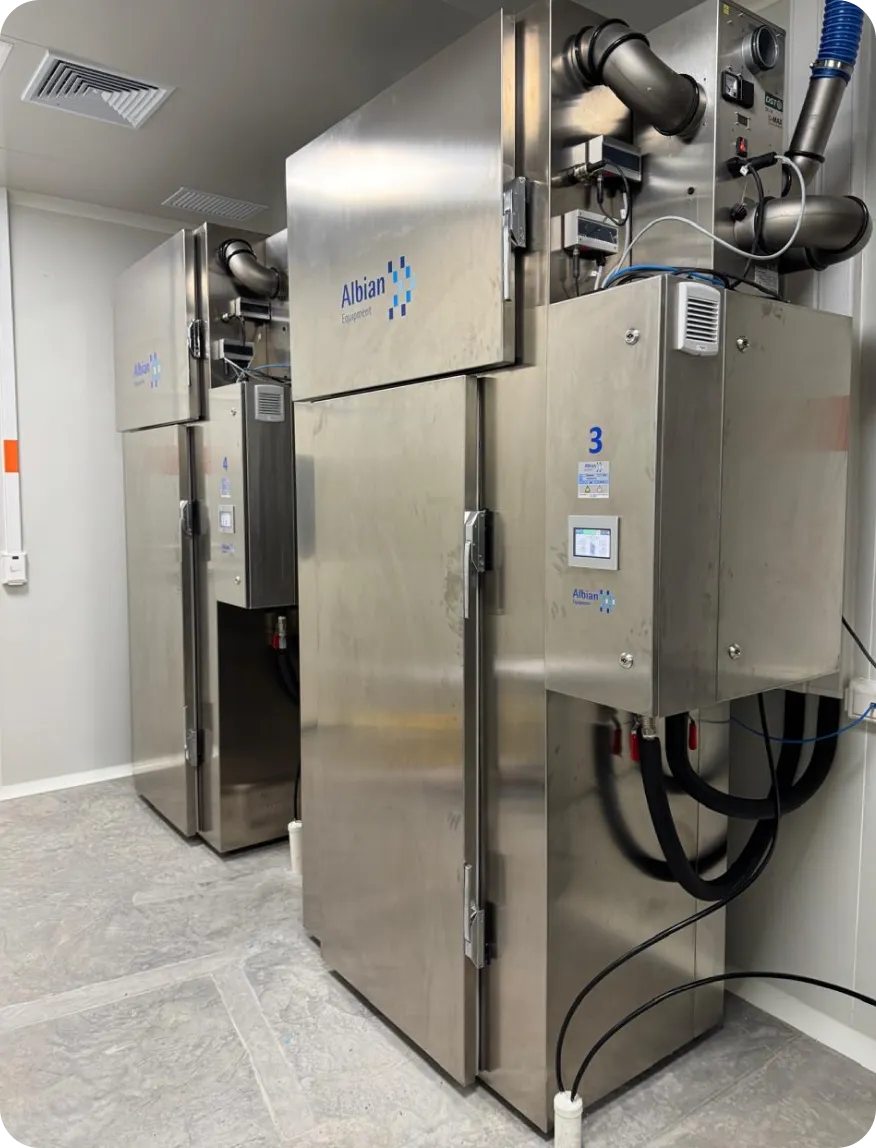 Pharmaceutical grade cannabis drying equipment - front view